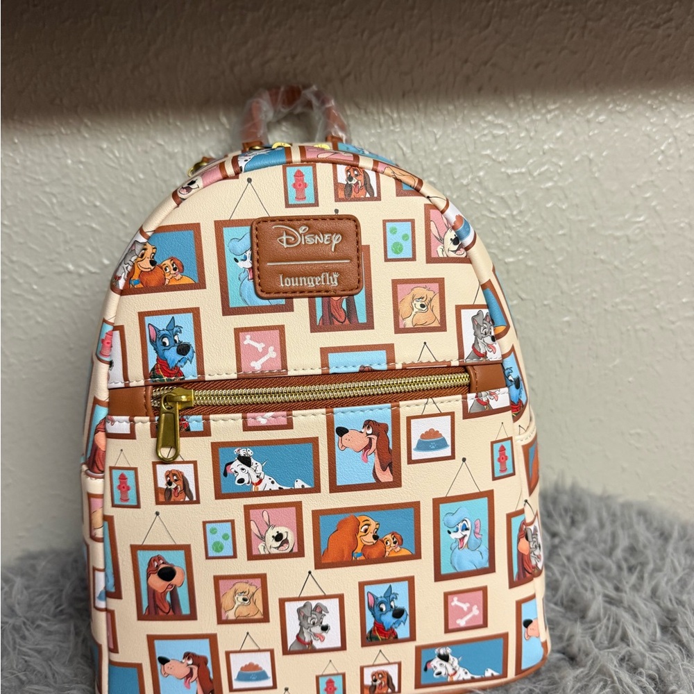 Loungefly Disney Dogs Gallery Mini Backpack